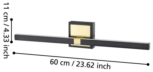 Eglo 900928 - Applique a LED da bagno PEGUERA LED/11W/230V IP44