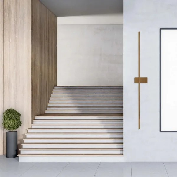 Applique LED AISHA LED/20W/230V 4000K 120 cm oro