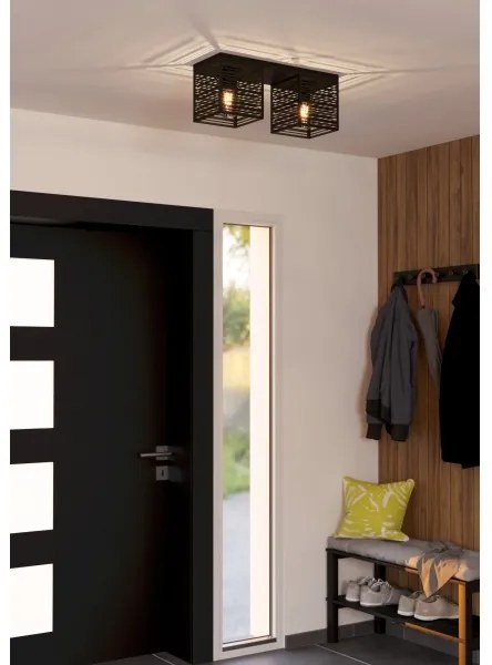 Eglo 900356 - Plafoniera PIEDRITAS 2xE27/40W/230V