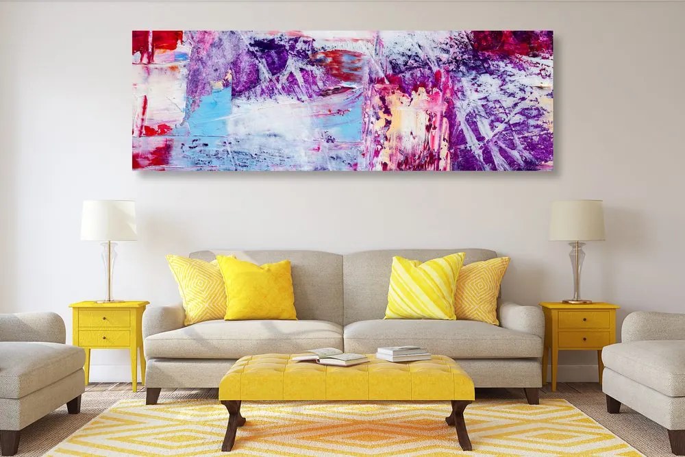 Quadro su tela – Texture viola