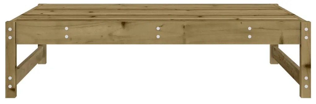 Poggiapiedi da giardino 120x80 cm in legno impregnato di pino