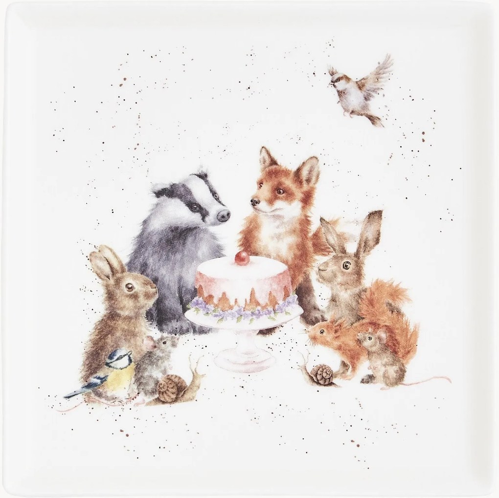Piatto da portata in Fine Bone China Woodland Party