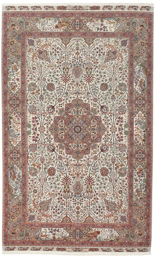 Tabriz Tappeto 200x310 (Iran) Annodato A Mano