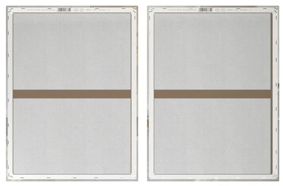 Set di quadri con elementi dipinti a mano 2 pz 50x70 cm Sail – Styler