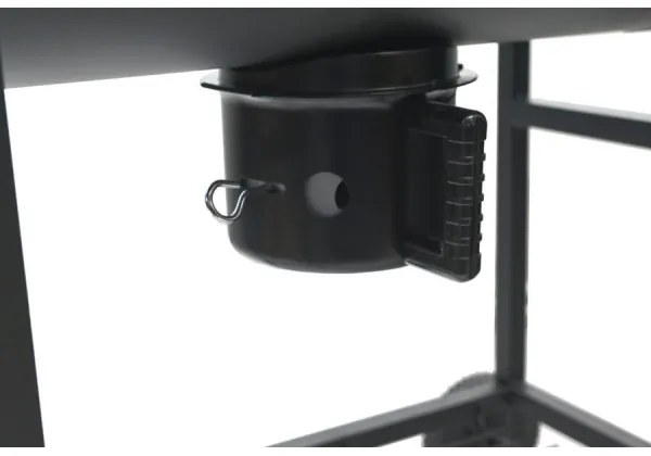 Barbecue a carbonella, colore nero