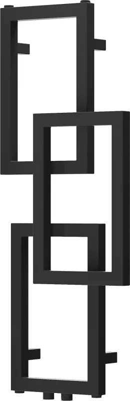 Mexen Grid radiatore da bagno decorativo 870 x 360 mm, 209 W, nero - W215-0870-360-00-70