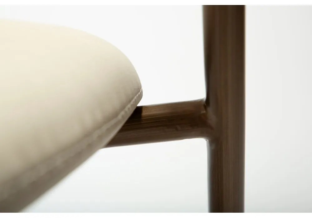 Sedia da pranzo avorio in similpelle Zone – DAN-FORM Denmark