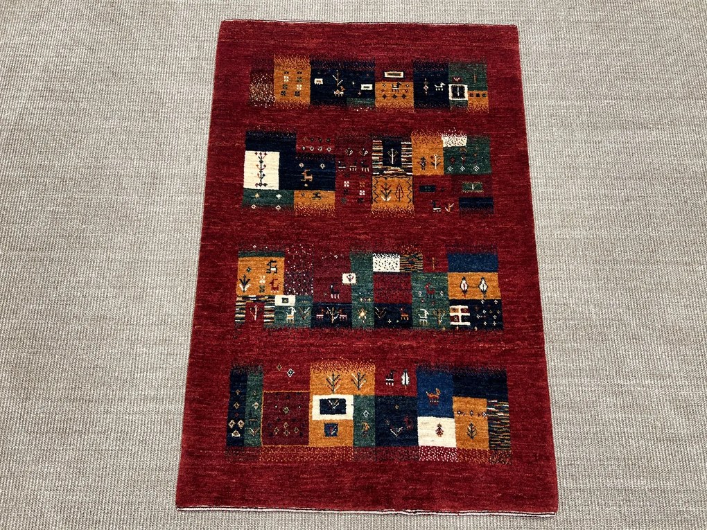 Loribaft Tappeto 90x130 (Iran) Annodato A Mano