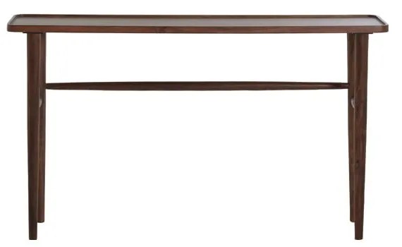 Consolle in acacia massiccia marrone 30x140 cm Qiano - Light &amp; Living