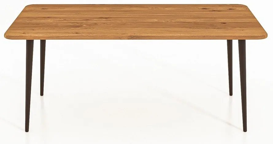 Tavolino in legno di quercia di colore naturale 90x90 cm Kula - The Beds