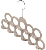 Gruccia appendi accessori in velluto Domopak Living, beige