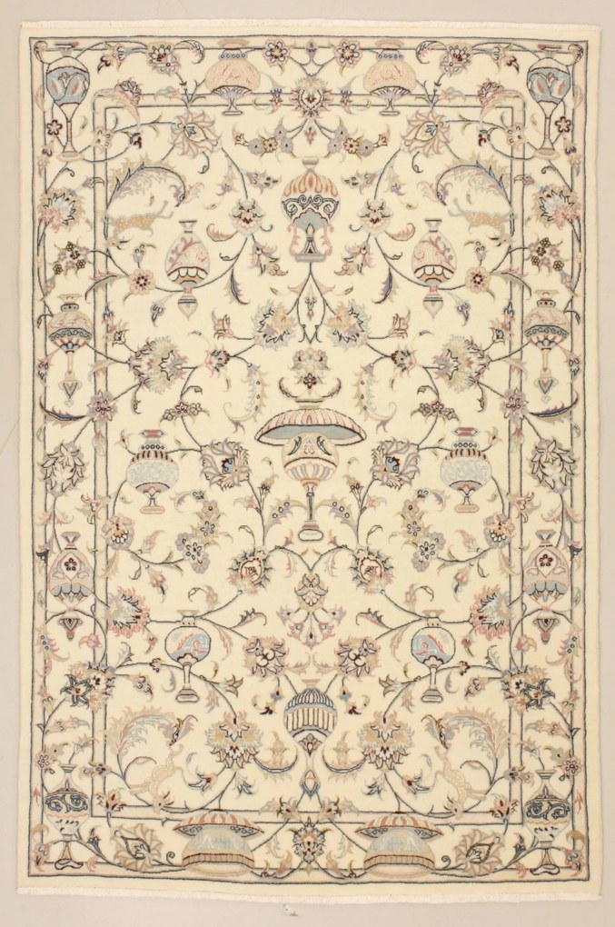 Kashmar Tappeto 210 x 140 (Iran) Annodato A Mano