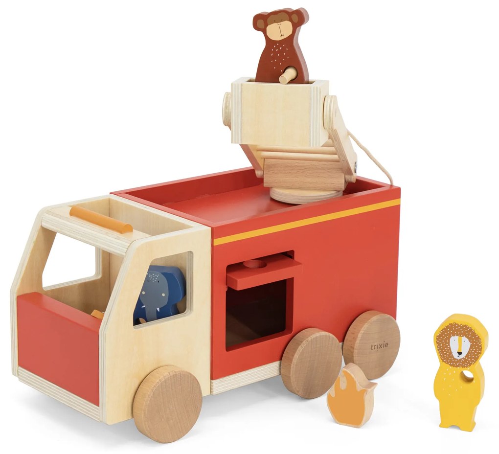 Trixie Camion dei pompieri in legno
