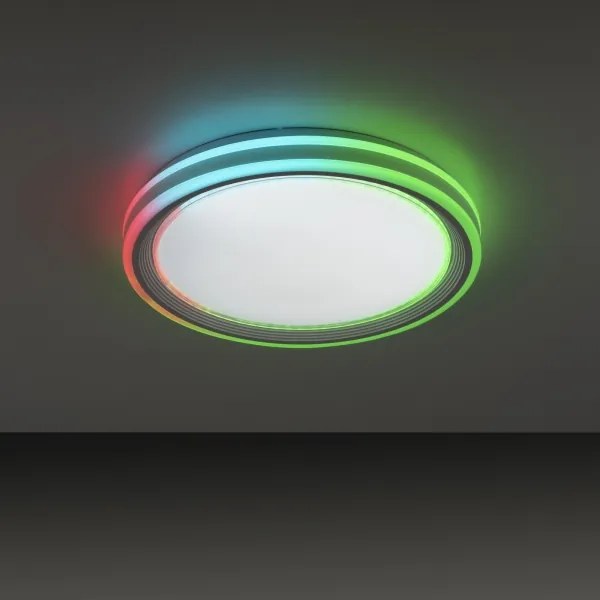 Leuchten Direkt 15154-16 - Plafoniera LED RGB dimmerabile EDGING LED/39W/230V