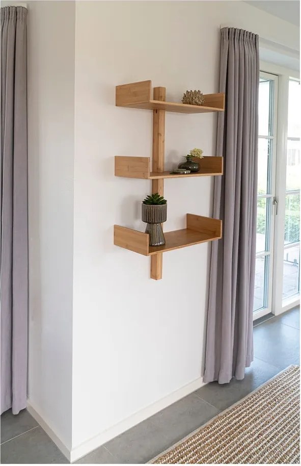 Mensola in bambù colore naturale 50 cm Villa - House Nordic