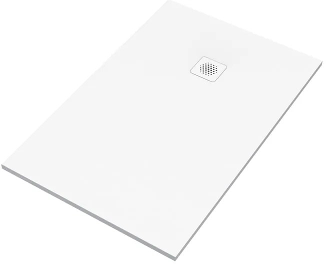 Piatto doccia SENSEA in composito minerale di resina gelificata Remix V3 bianco L 90 x L 140 x H 2.8 cm opaco