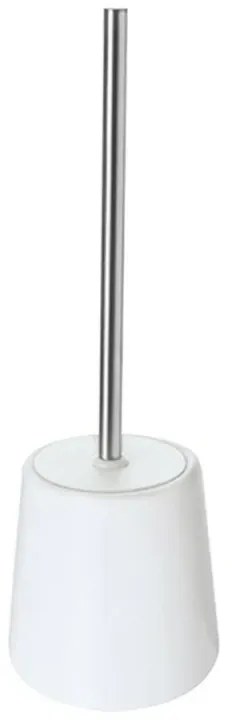 Portascopino wc in ceramica da appoggio linea Sidney bianca