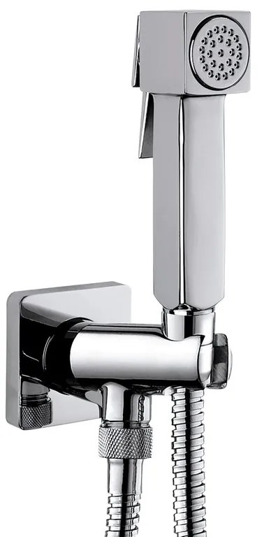 Doccino wc BOSSINI Cube ottone Ø 1/2" argento cromato
