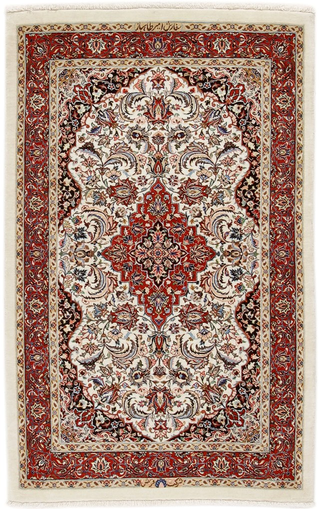 Isfahan Tappeto persiano 140 x 90 (Iran) Annodato A Mano