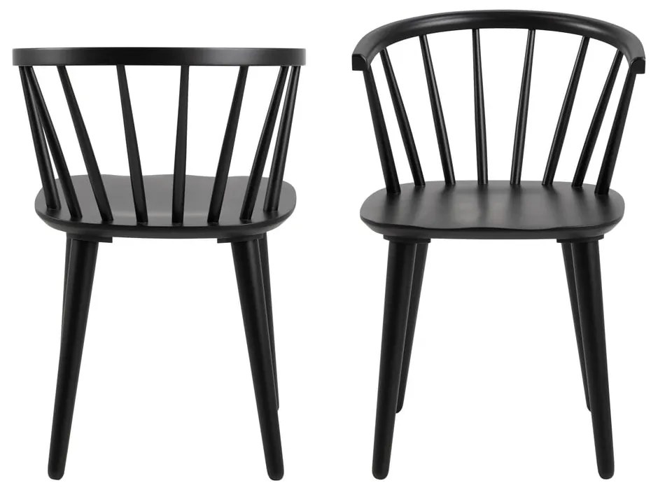 Sedia da pranzo nera Ida - Actona