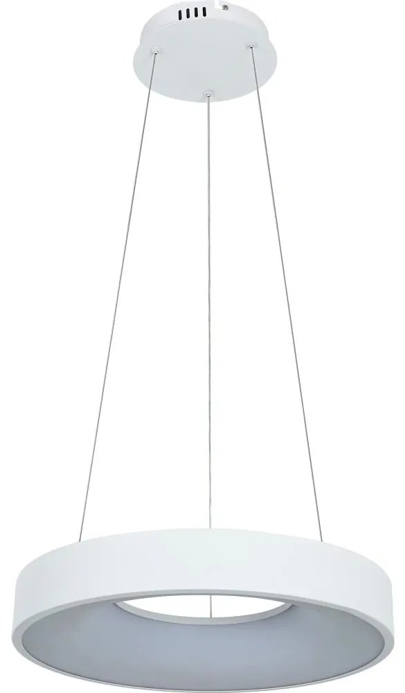 Brilagi - Lampadario a sospensione su cavo dimmerabile FALCON II LED/67W/230V Ø 40 cm bianco + telecomando