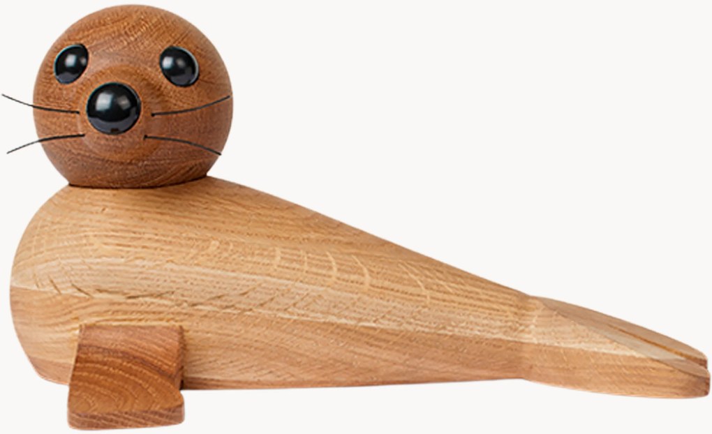 Oggetto decorativo in legno di quercia fatto a mano Anaana