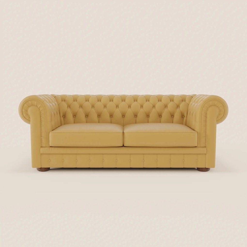 Chester – Divano Chesterfield in vera pelle spessorata 2 e 3 posti