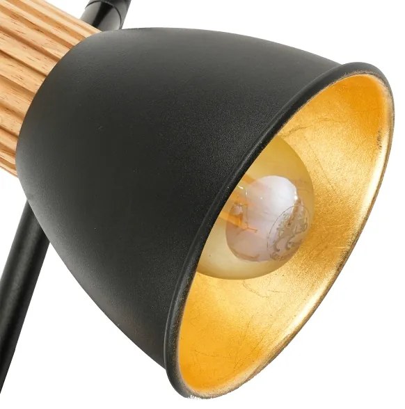 Brilagi - Lampada da terra ODENSE 3xE14/10W/230V legno/nero