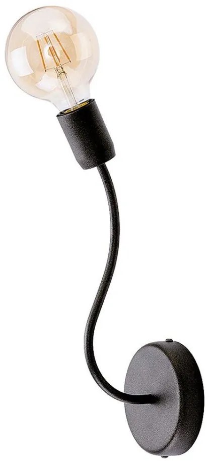 Jupiter 1667 - Applique LUCE 1xE27/60W/230V titanio