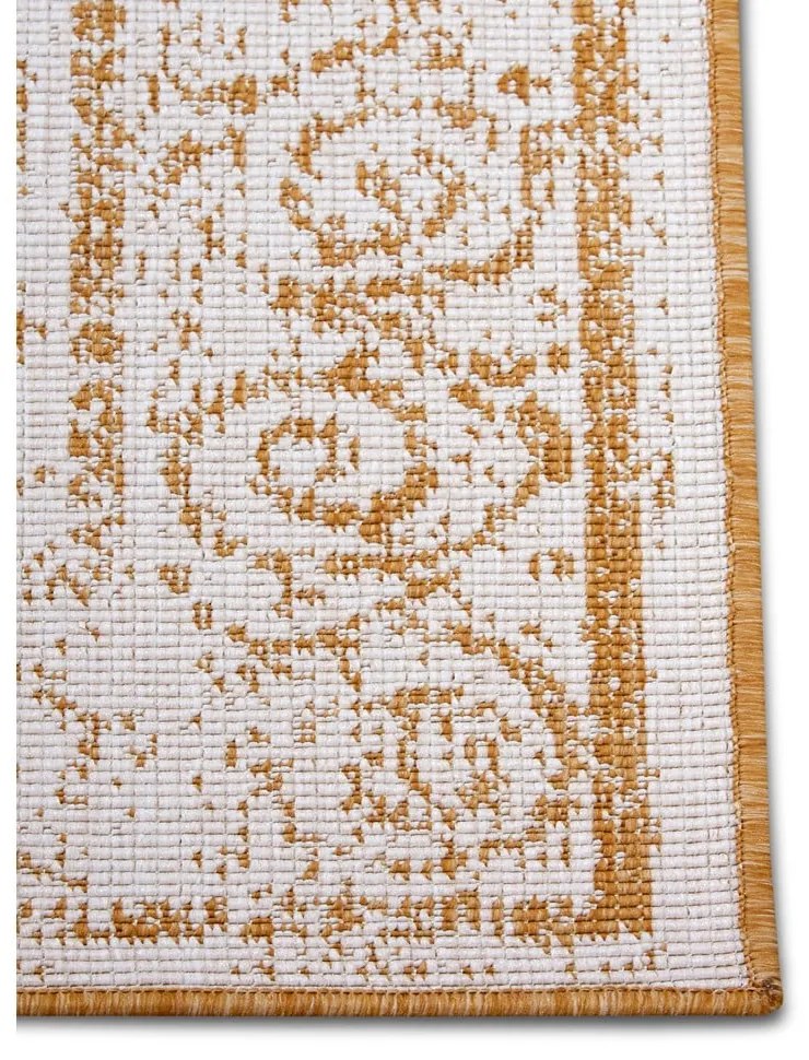 Tappeto per esterni giallo ocra e bianco 160x230 cm Cebu - NORTHRUGS