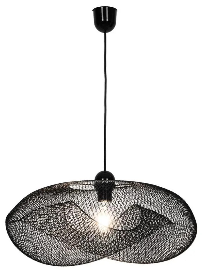 Zuma Line P18230-D60-BK - Lampadario su filo ALICE 1xE27/60W/230V