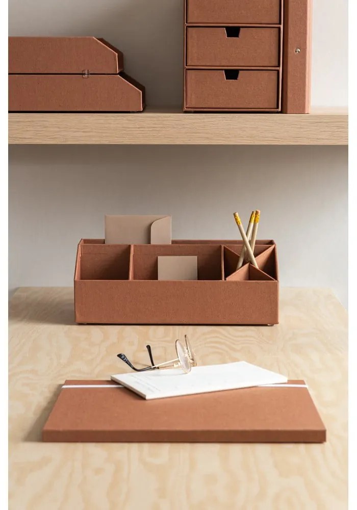 Organizer in cartone per cancelleria Elisa Restore Paper Laminate – Bigso