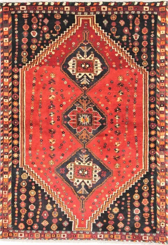 Gashghai Tappeto persiano 170 x 80 Rosso (Iran) Annodato A Mano