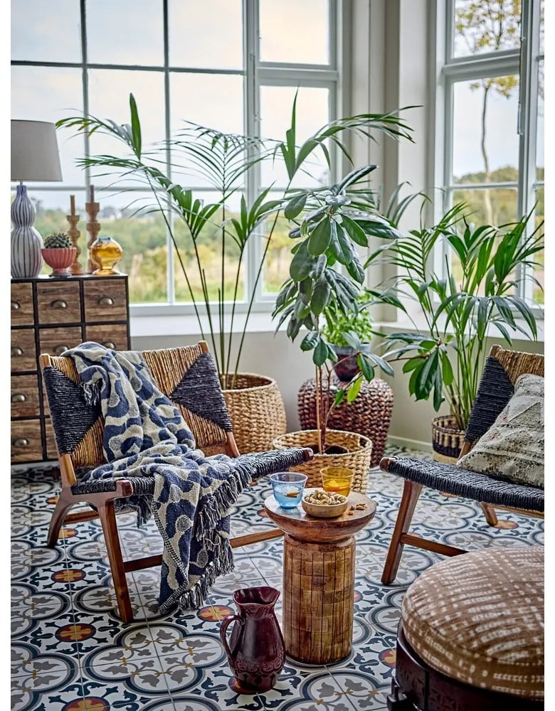 Tavolino rotondo in mango massiccio ø 30 cm Yasme – Bloomingville