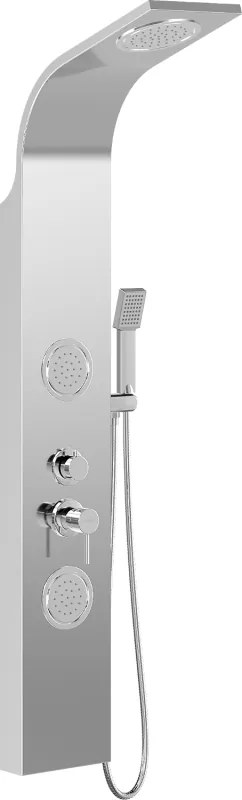 Mexen Gros pannello doccia, cromato - 7619-03-00