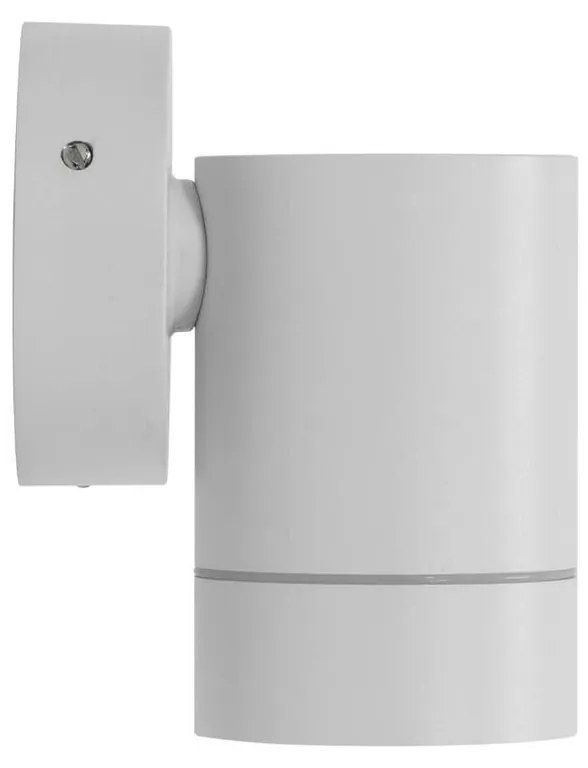 Applique Cilindrica Monodirezionale IP65 GU10 Bianca Colore Bianco