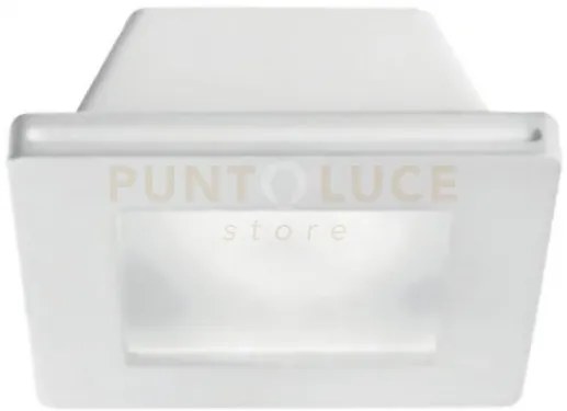 Gfa594-  faretto quadrato in gesso 1 luce attacco gu10 12cm  da inc...