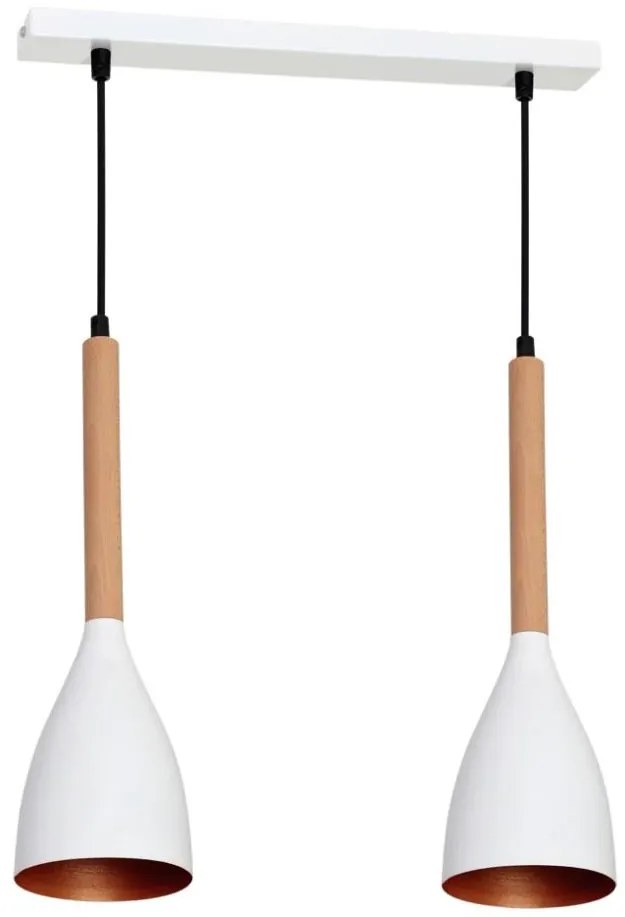 Lampadario a sospensione con filo MUZA 2xE27/60W/230V