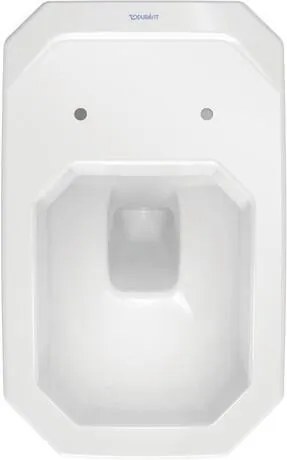 Vaso Sospeso classico a Cacciata senza sedile in ceramica bianco 018209 serie 1930 Duravit