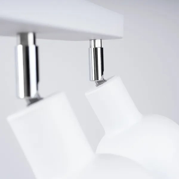 Sollux SL.1315 - Faretto ELBA 3xE27/15W/230V bianco