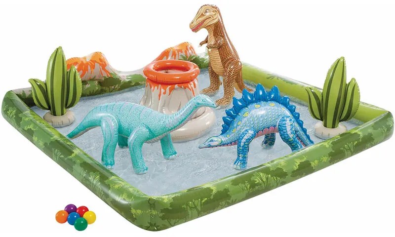 PISCINA GONFIABILE 'JURASSIC ADVENTURE PLAY CENTER' art. 56132 - INTEX
