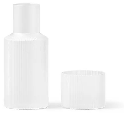 ferm LIVING - Ripple Small Carafe Set Frosted ferm LIVING