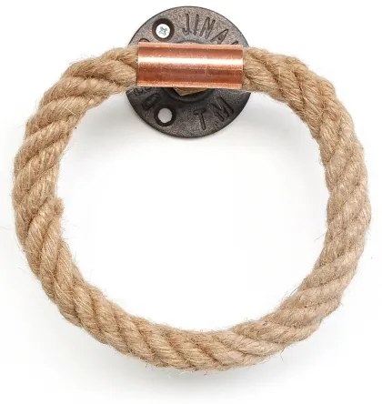 Porta asciugamani 16x16 cm beige/oro