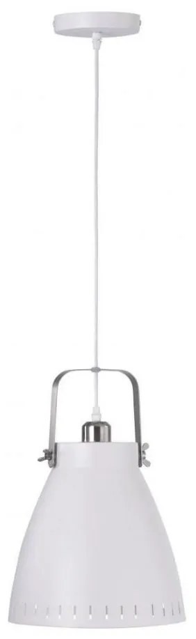 Leuchten Direkt 11059-16 - Lampadario a sospensione con filo EVA 1xE27/60W/230V diametro 21,5 cm bianco