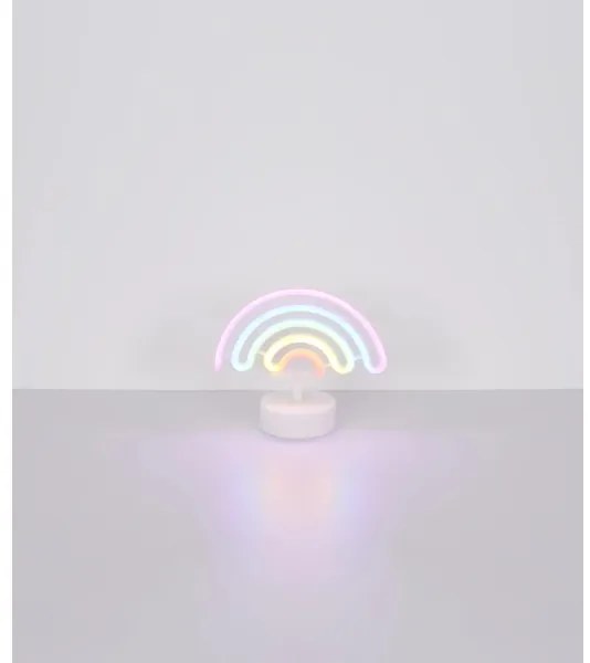 Globo 28063 - Decorazione da tavolo LED Neon PELANGI LED/2W/3xAA arcobaleno