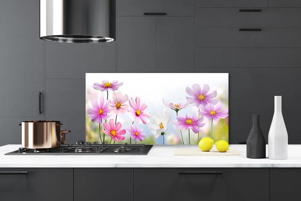 Pannello rivestimento parete cucina Fiori, piante, natura 100x50 cm