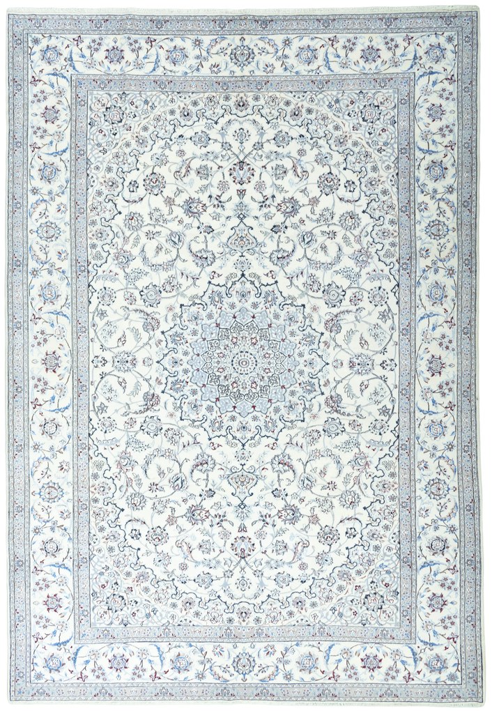 Nain Tappeto 360x250 Beige (Iran) Annodato A Mano