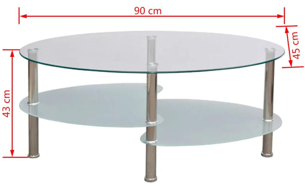 Tavolino da caffè con design esclusivo bianco