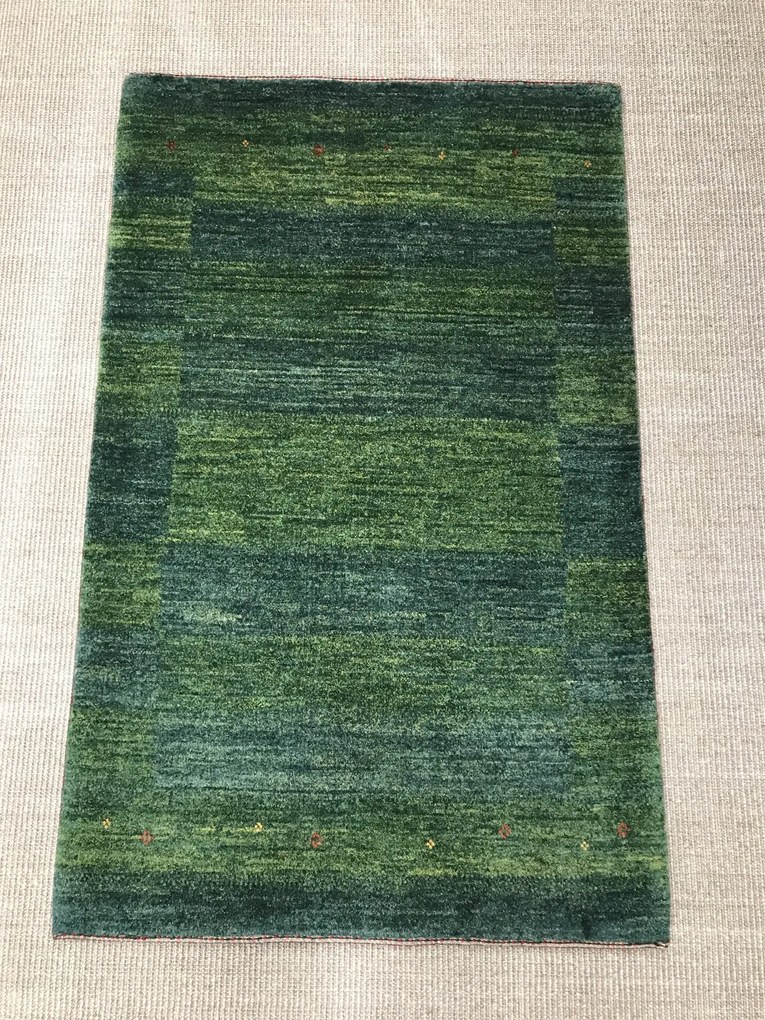 Gashguli Tappeto persiano 130 x 80 Verde (Iran) Annodato A Mano