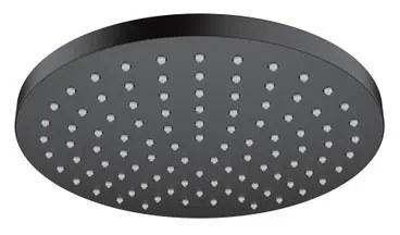 Soffione doccia HANSGROHE Vernis Blend nero in abs verniciato L 20.5 x H 5.3 x P 20.5 cm anticalcare 1 getto